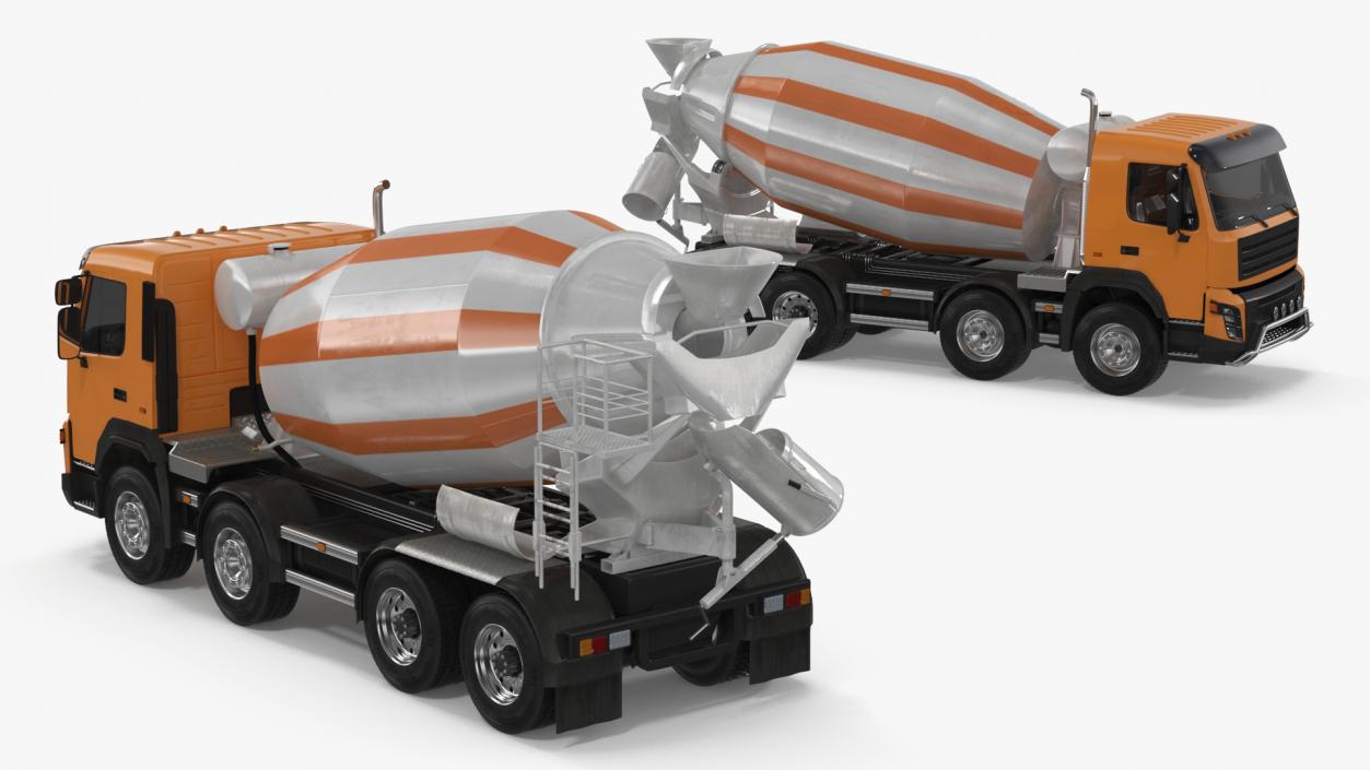 3D model Concrete Mixer Truck