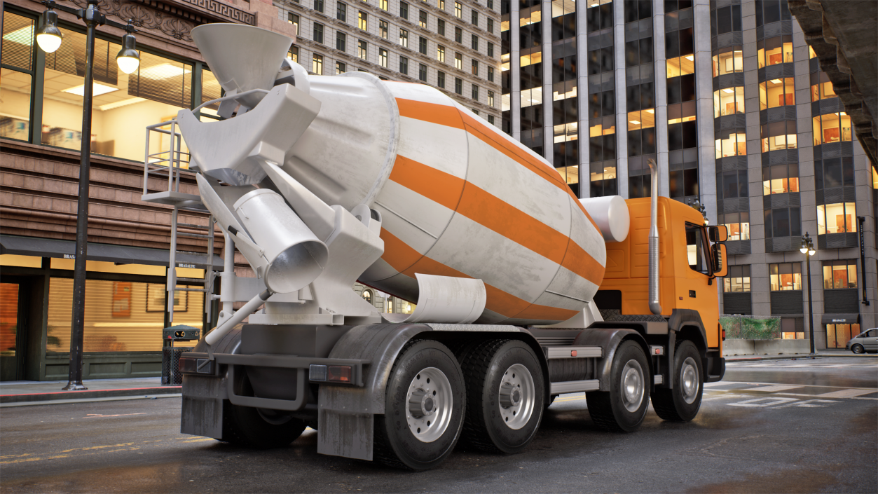 3D model Concrete Mixer Truck