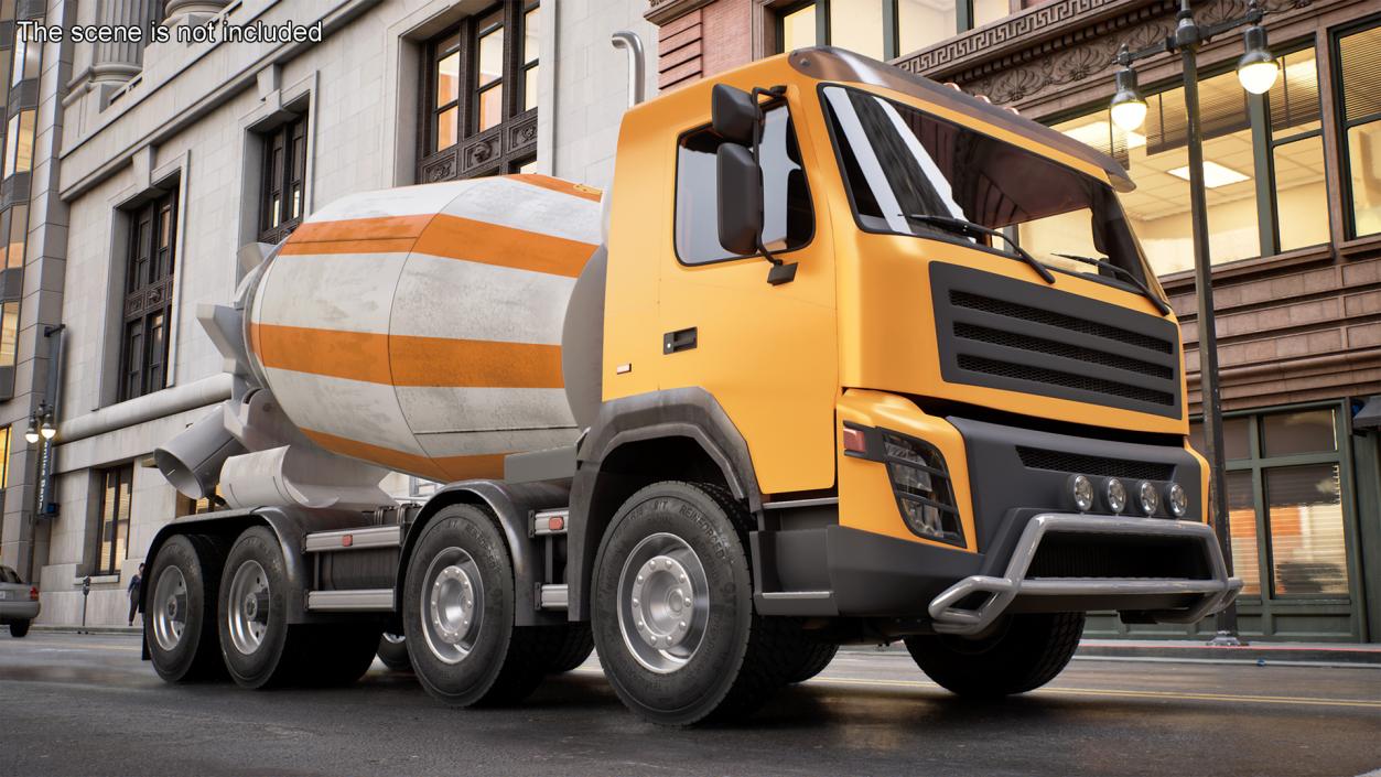 3D model Concrete Mixer Truck