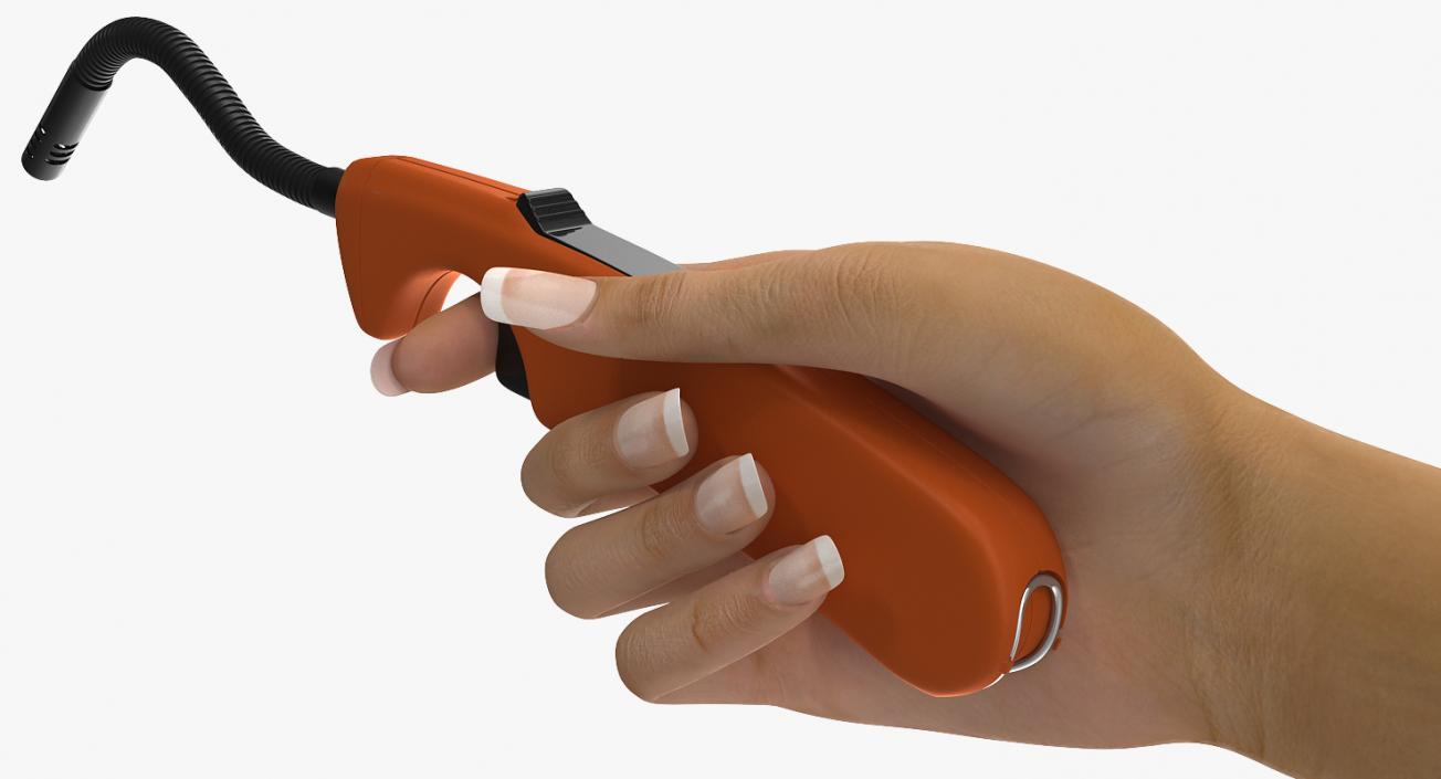 3D BBQ Lighter in Female Hand