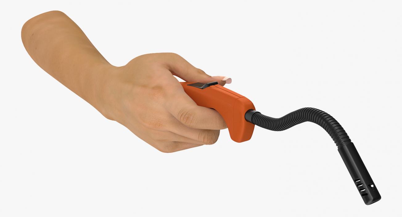 3D BBQ Lighter in Female Hand