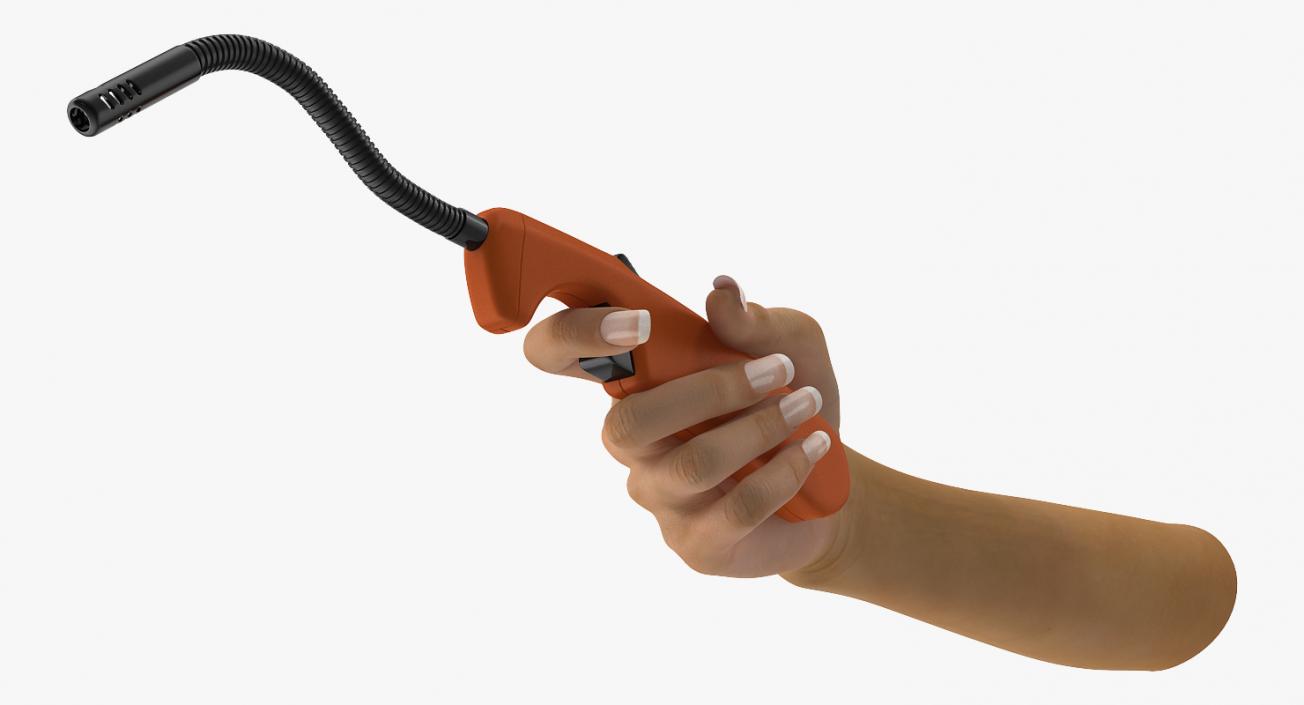 3D BBQ Lighter in Female Hand