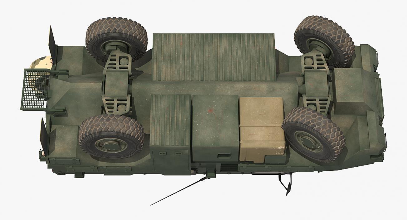 Bushmaster Protected Infantry Vehicle Rigged 3D model