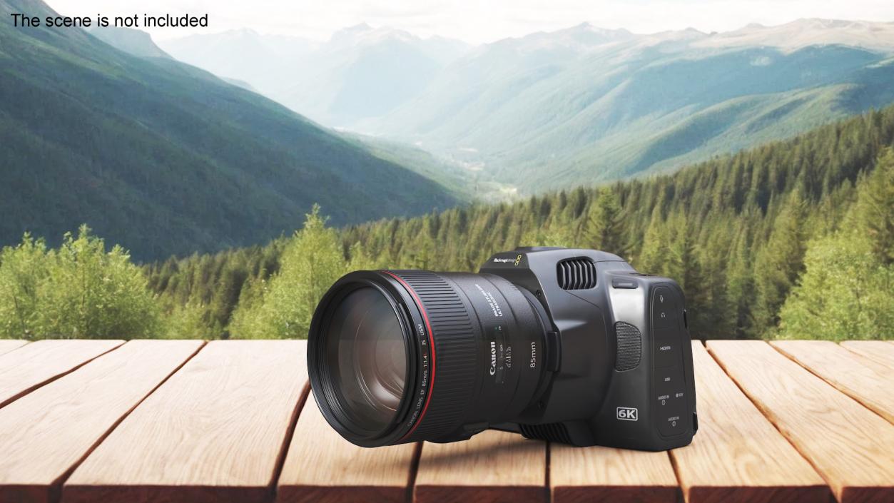 Camera Blackmagic Design 6K G2 with Lens 2 3D