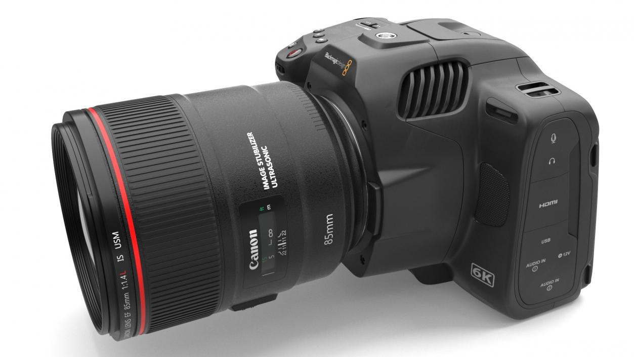 Camera Blackmagic Design 6K G2 with Lens 2 3D