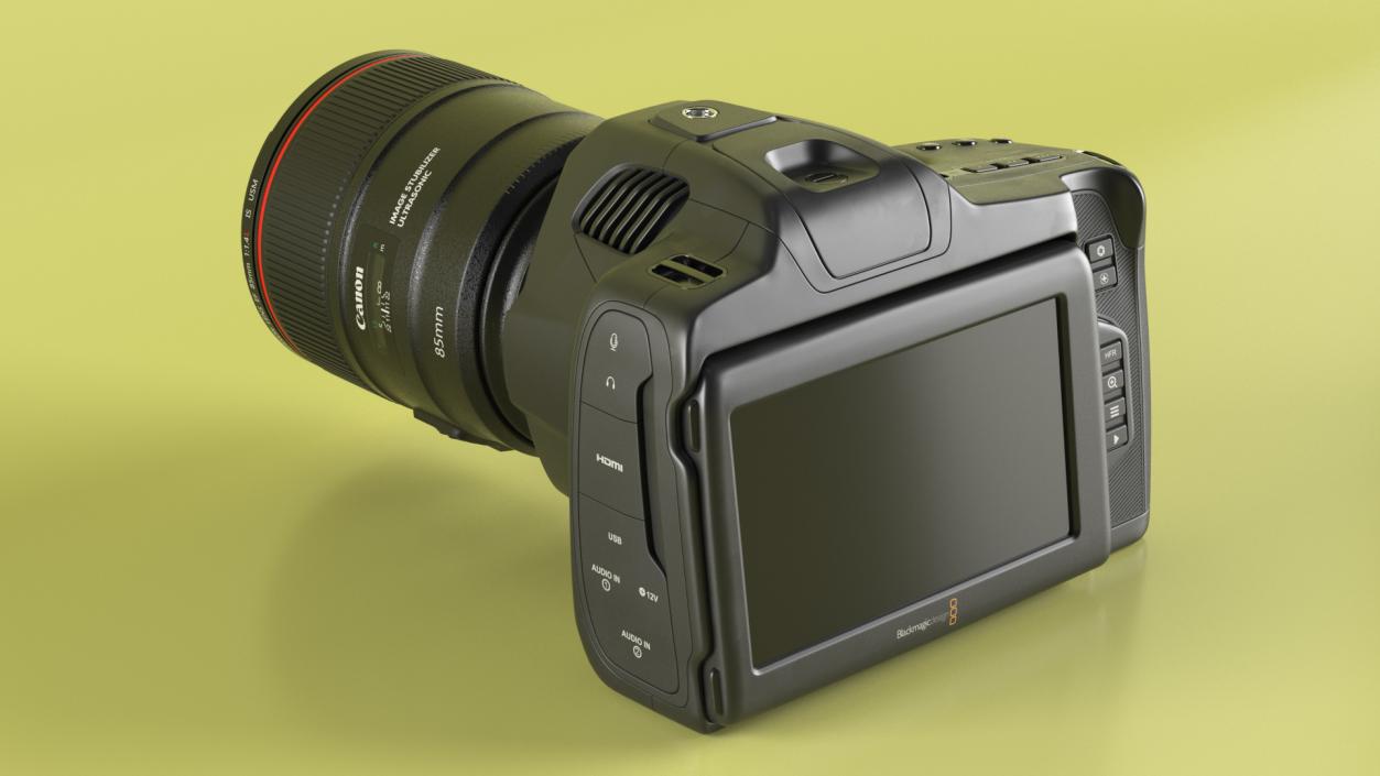 Camera Blackmagic Design 6K G2 with Lens 2 3D