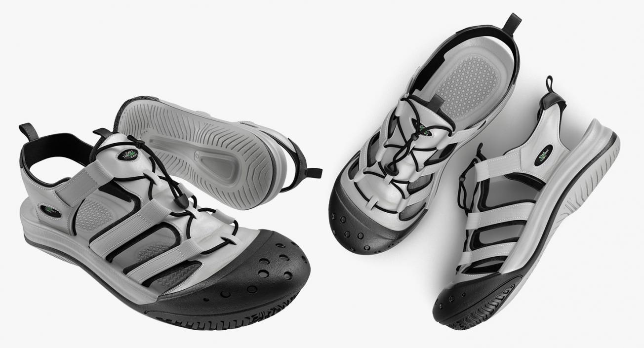 3D Sandals 3D Models Collection model