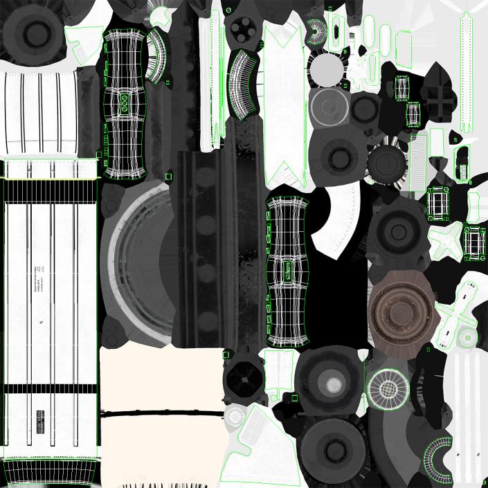 3D Steering Control Section SM6 Missile