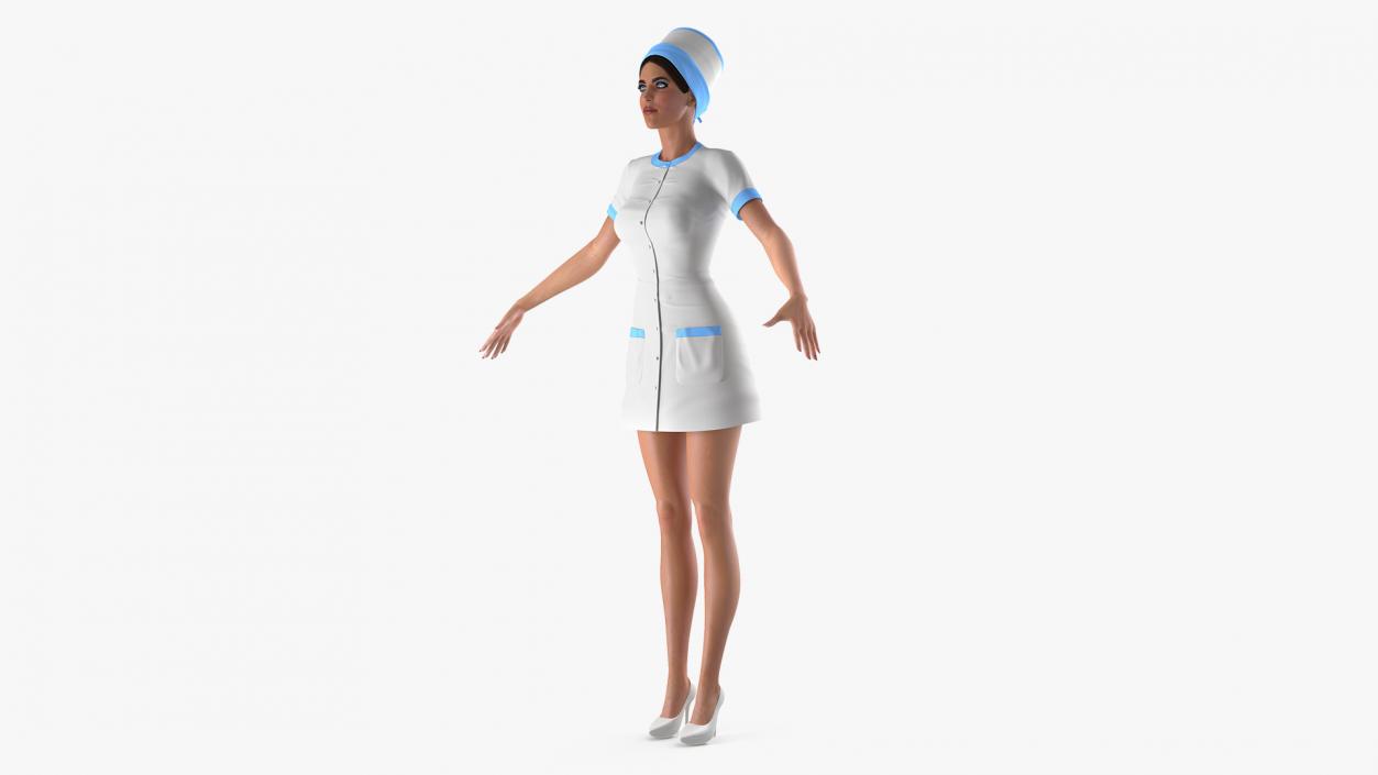 Nurse T-Pose 3D