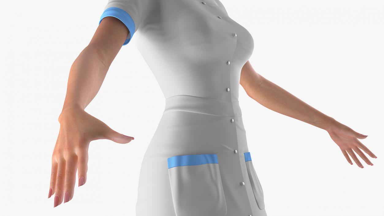 Nurse T-Pose 3D