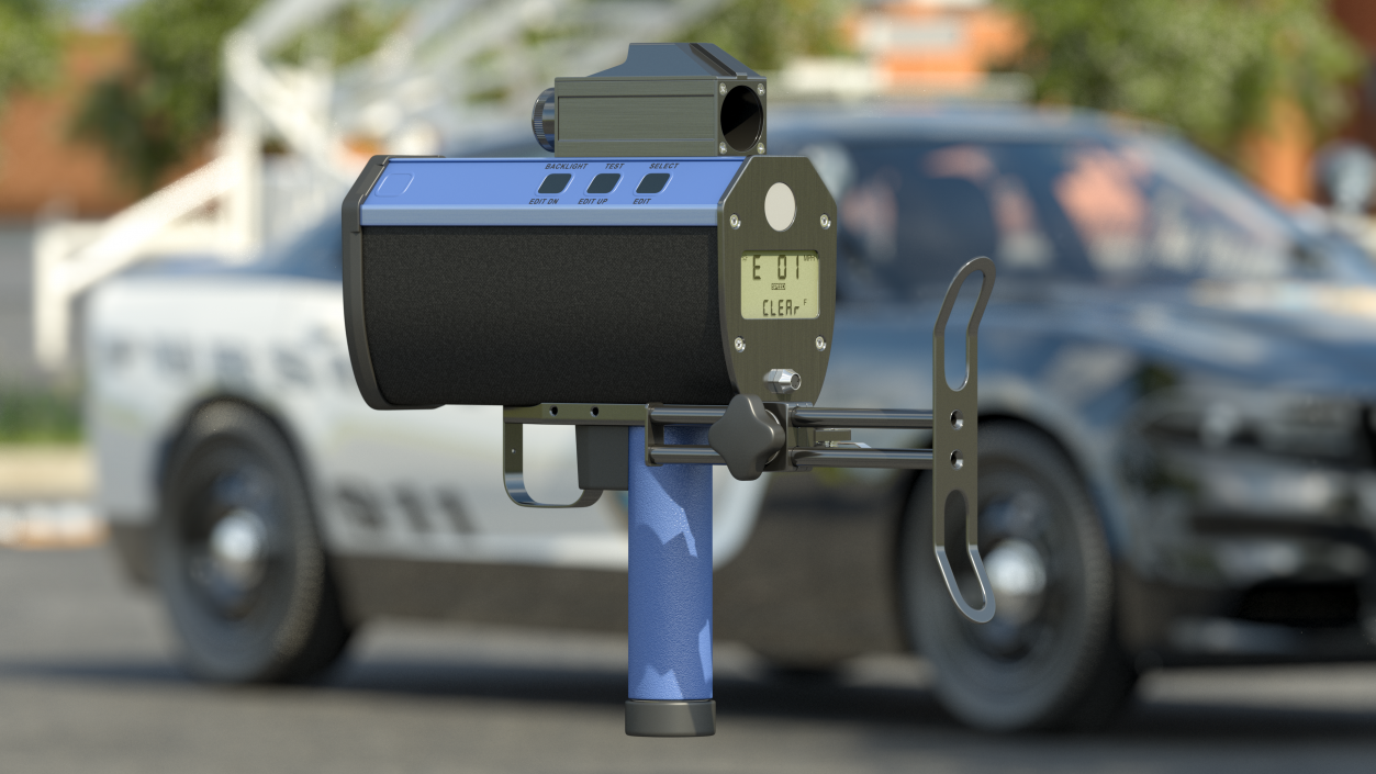 3D Traffic Laser Speed Gun model