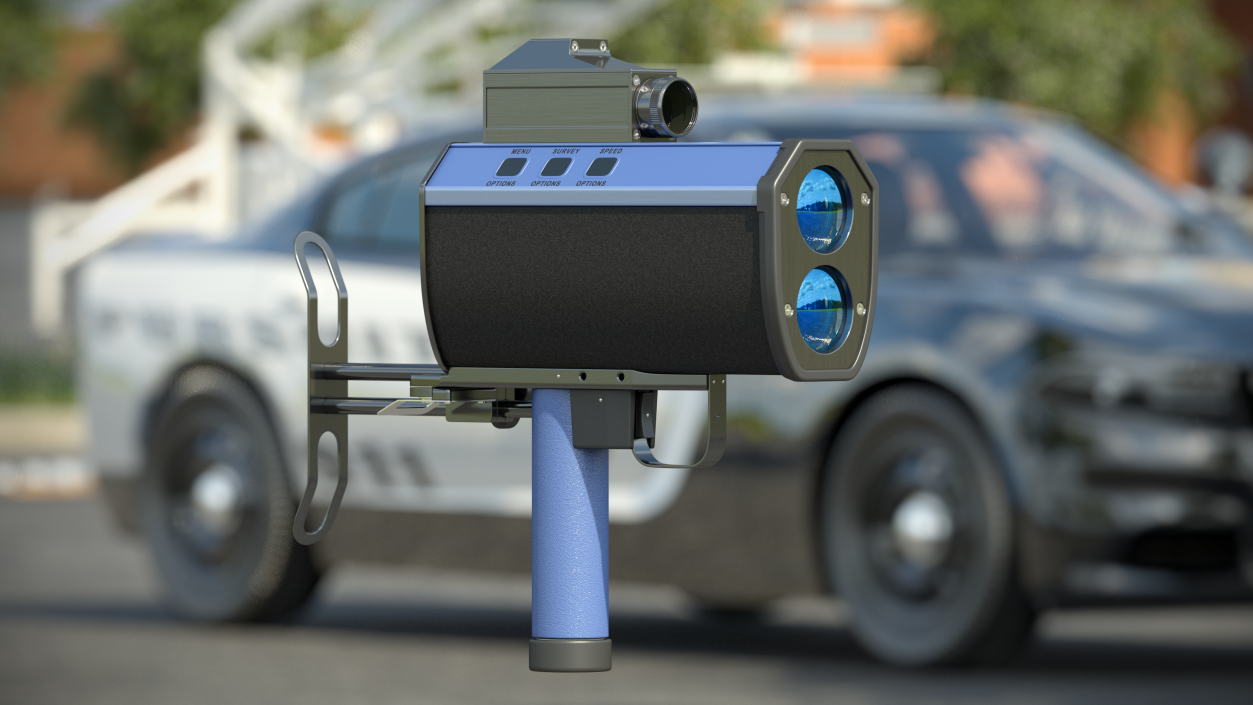 3D Traffic Laser Speed Gun model