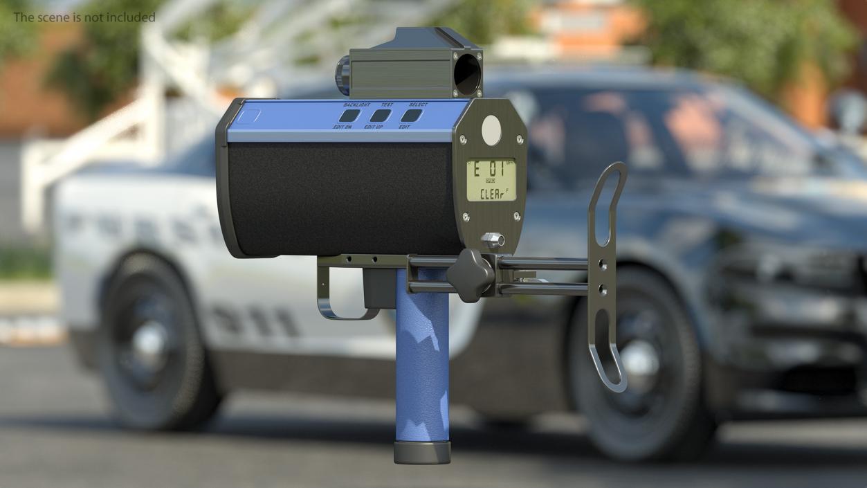 3D Traffic Laser Speed Gun model