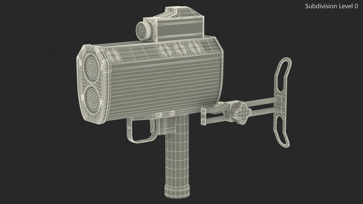 3D Traffic Laser Speed Gun model