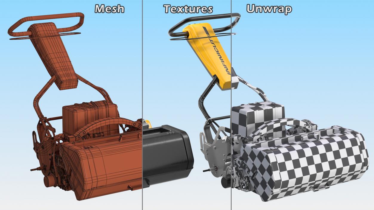 3D Cub Cadet Infinicut 26 Professional Reel Mower