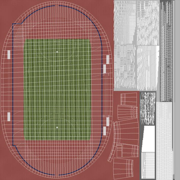 New National Olympic Stadium Tokyo Field Hockey 3D