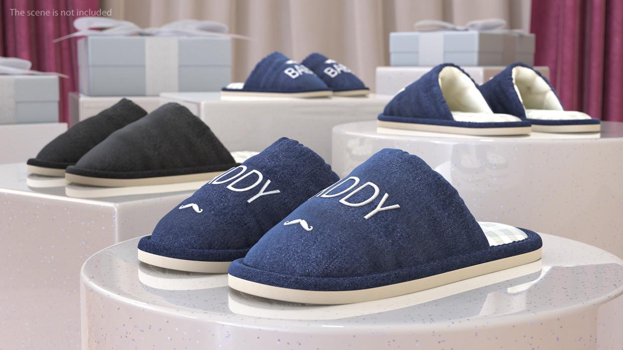 Home Slippers Collection 3D model