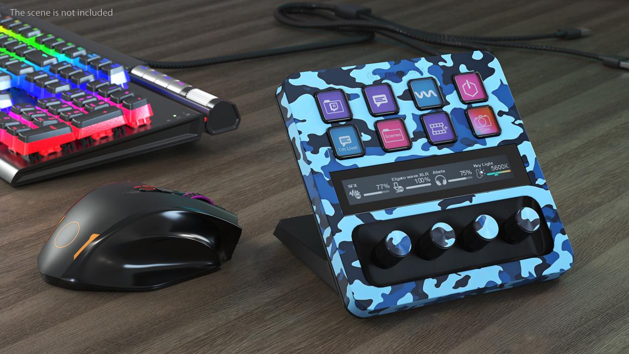 Elgato Stream Deck Custom Skin 2 3D