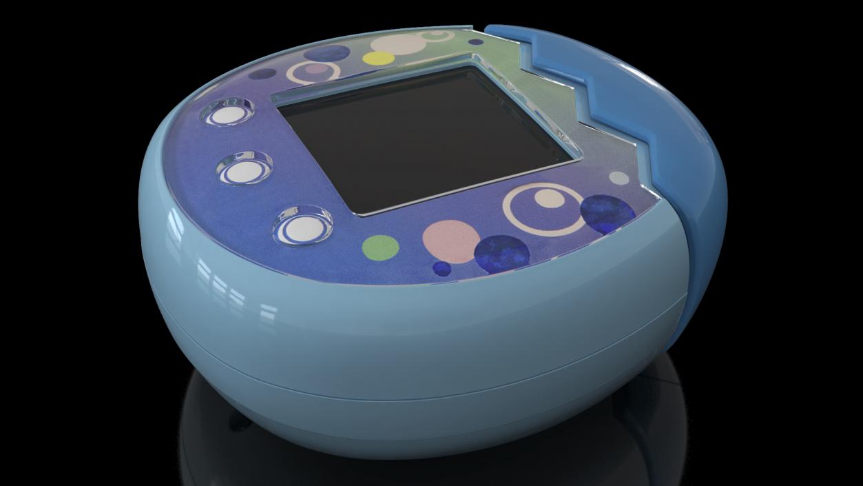 3D model Blue Tamagotchi