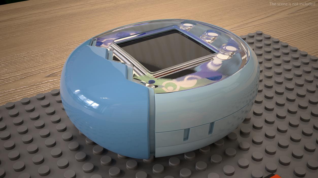 3D model Blue Tamagotchi