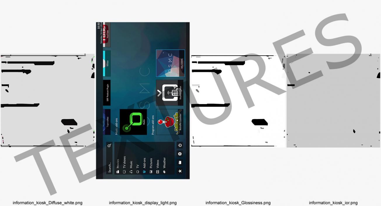 3D Multi Touch Information Kiosk Lcd Display