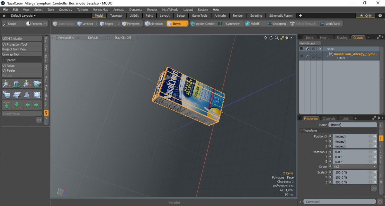 3D model NasalCrom Allergy Symptom Controller Box