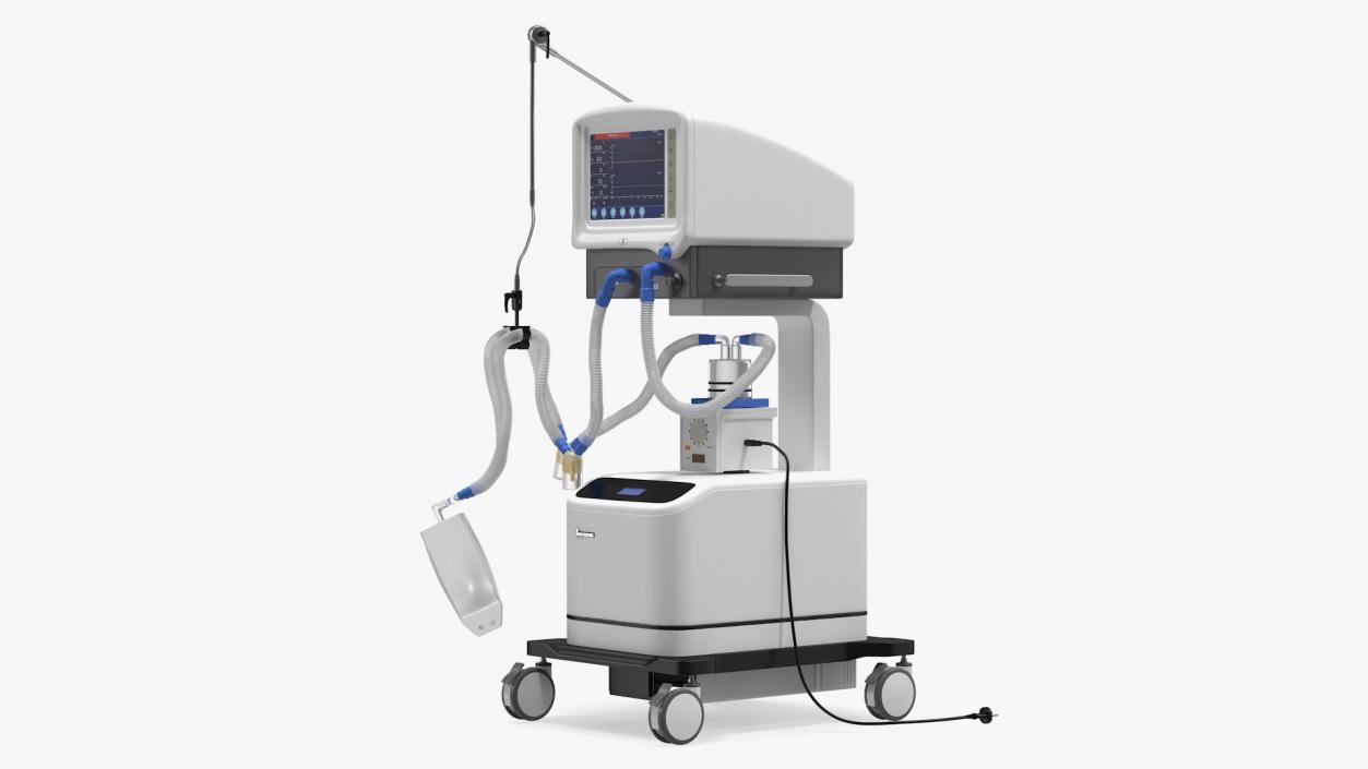 3D Superstar S1100 ICU Ventilator Machine model