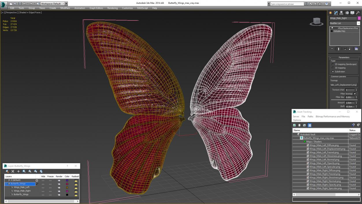 3D model Butterfly Wings