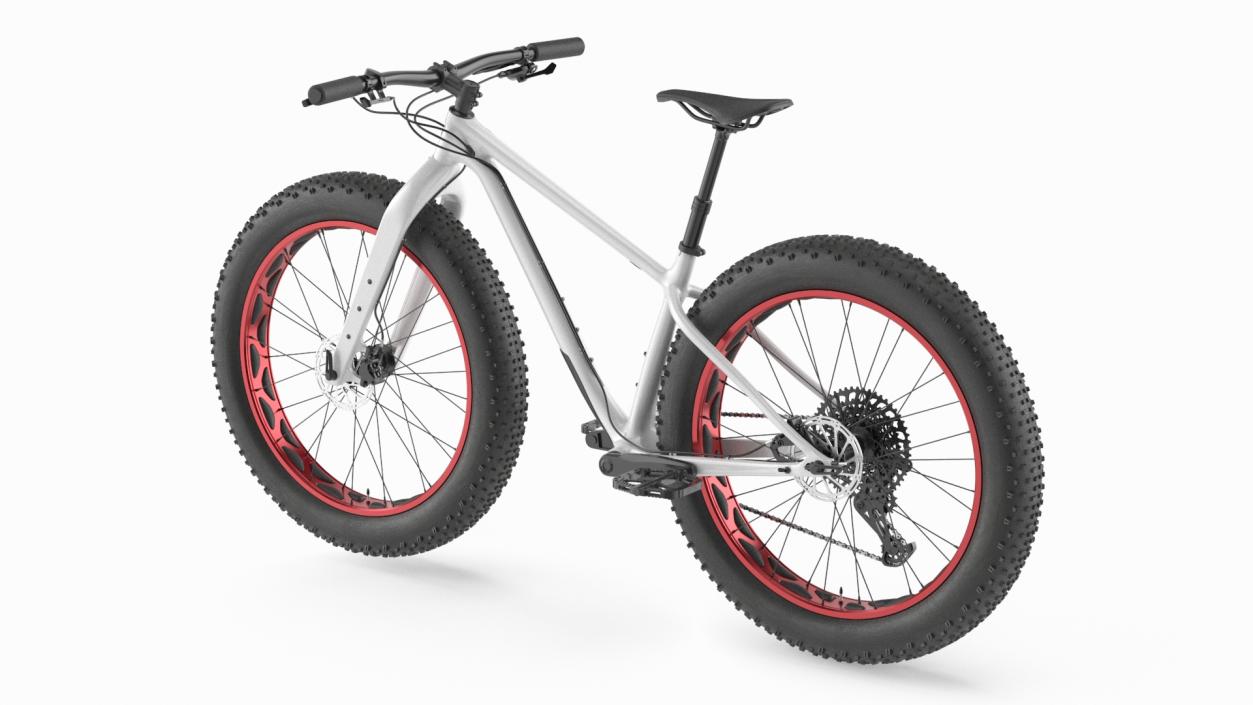 3D Fat Trek Bike White 2