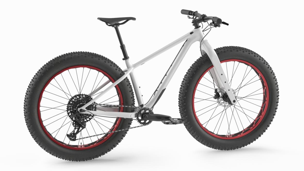 3D Fat Trek Bike White 2