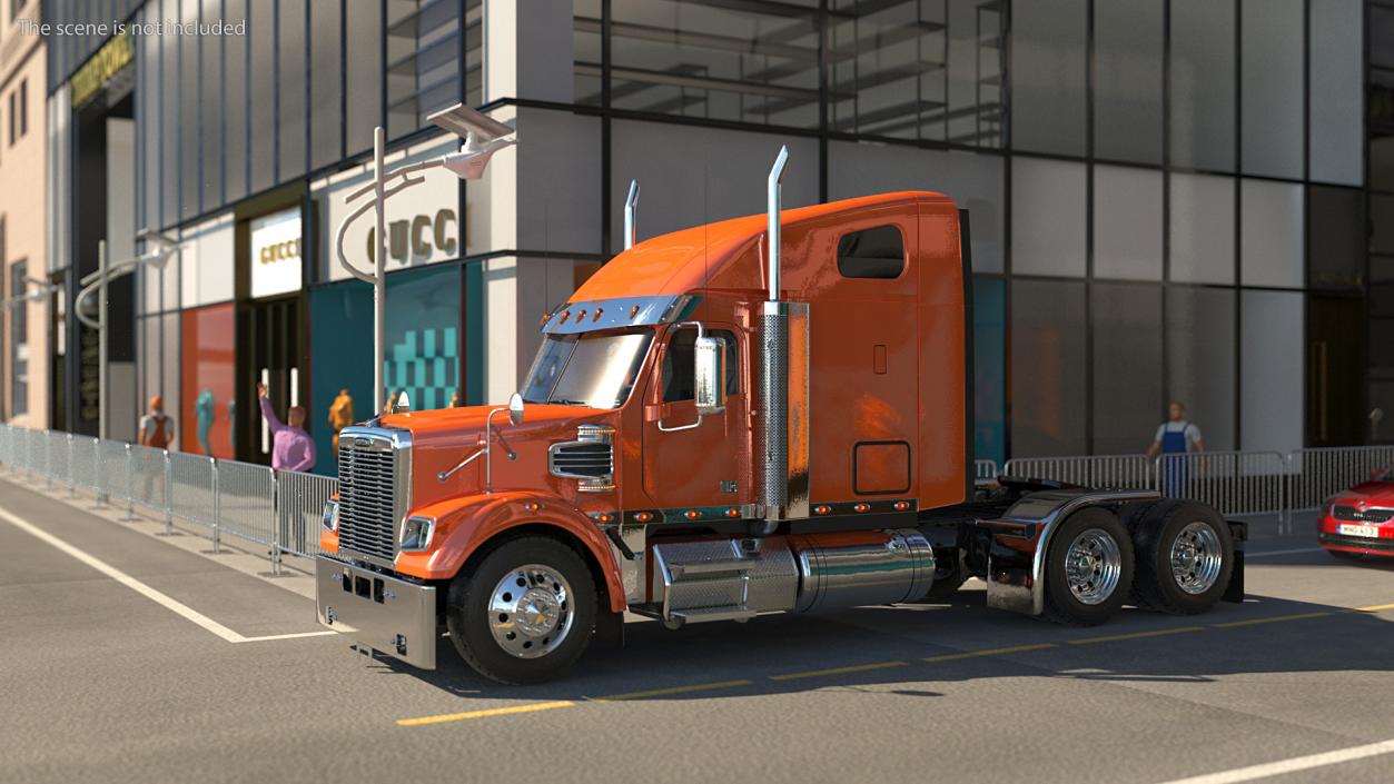 2020 Freightliner 122SD Truck 3D model