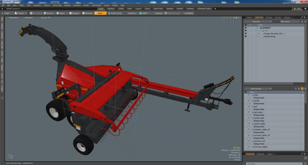 3D Forage Harvester