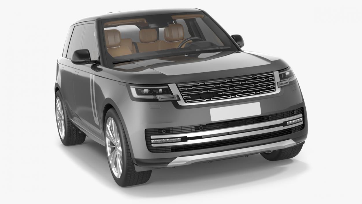 Luxury European SUV 3D model