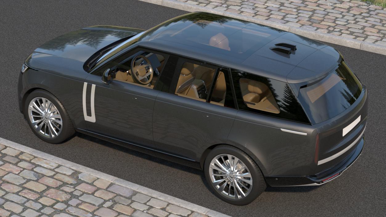 Luxury European SUV 3D model