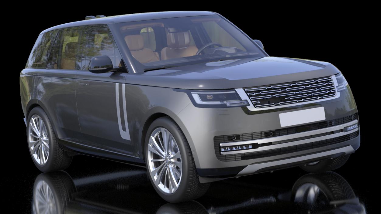 Luxury European SUV 3D model