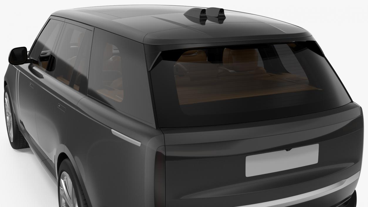 Luxury European SUV 3D model