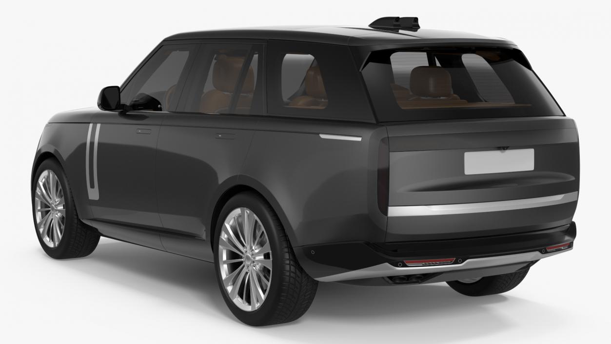 Luxury European SUV 3D model