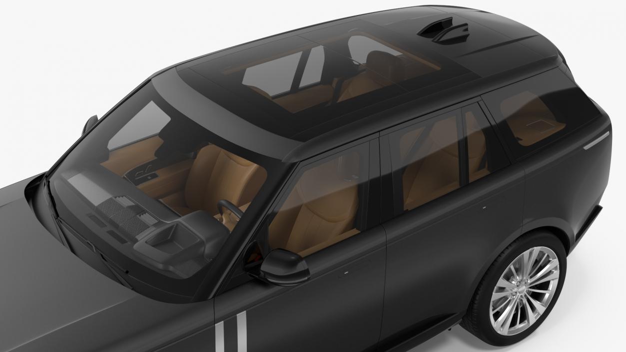 Luxury European SUV 3D model