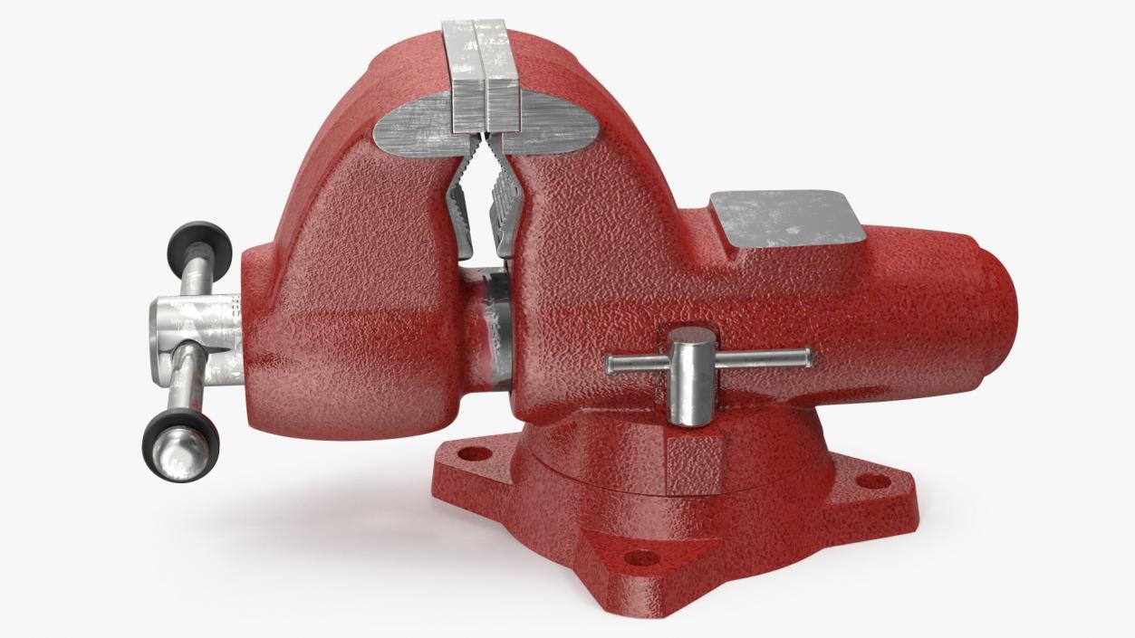 3D model Multipurpose Pipe Bench Vise Rigged