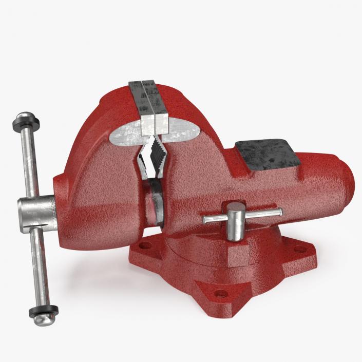 3D model Multipurpose Pipe Bench Vise Rigged