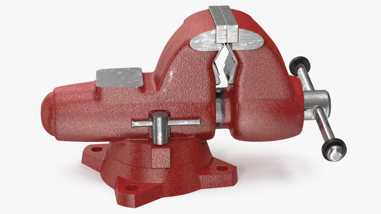 3D model Multipurpose Pipe Bench Vise Rigged