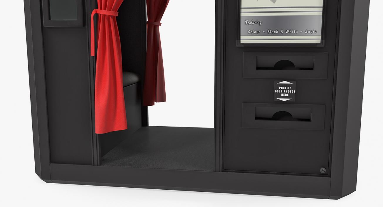 3D model Photo Booth Cabin Digital