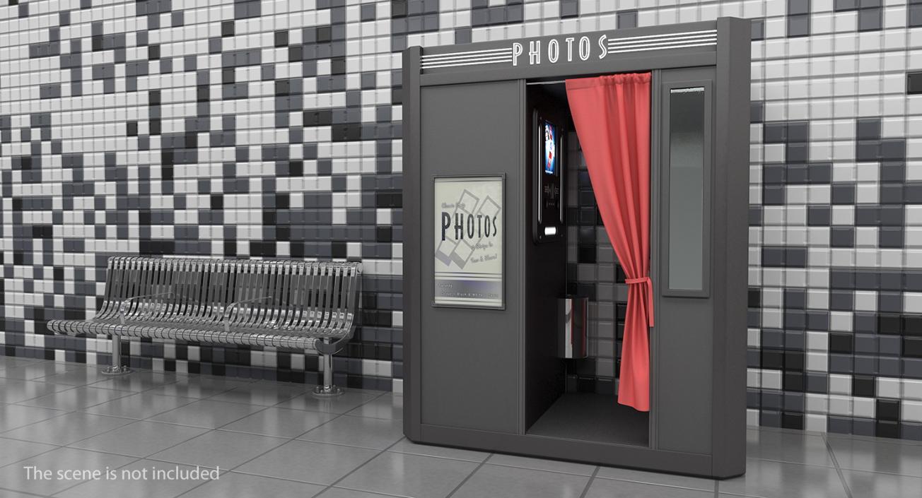 3D model Photo Booth Cabin Digital