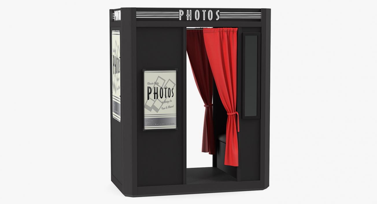 3D model Photo Booth Cabin Digital