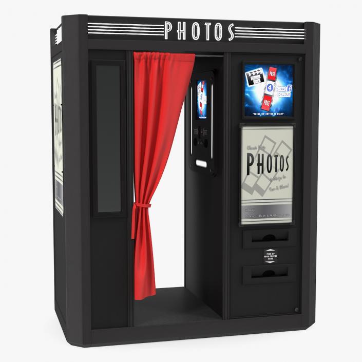 3D model Photo Booth Cabin Digital