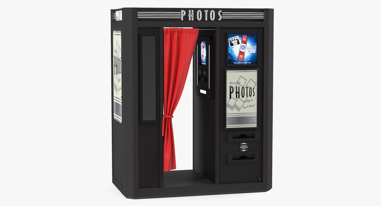 3D model Photo Booth Cabin Digital
