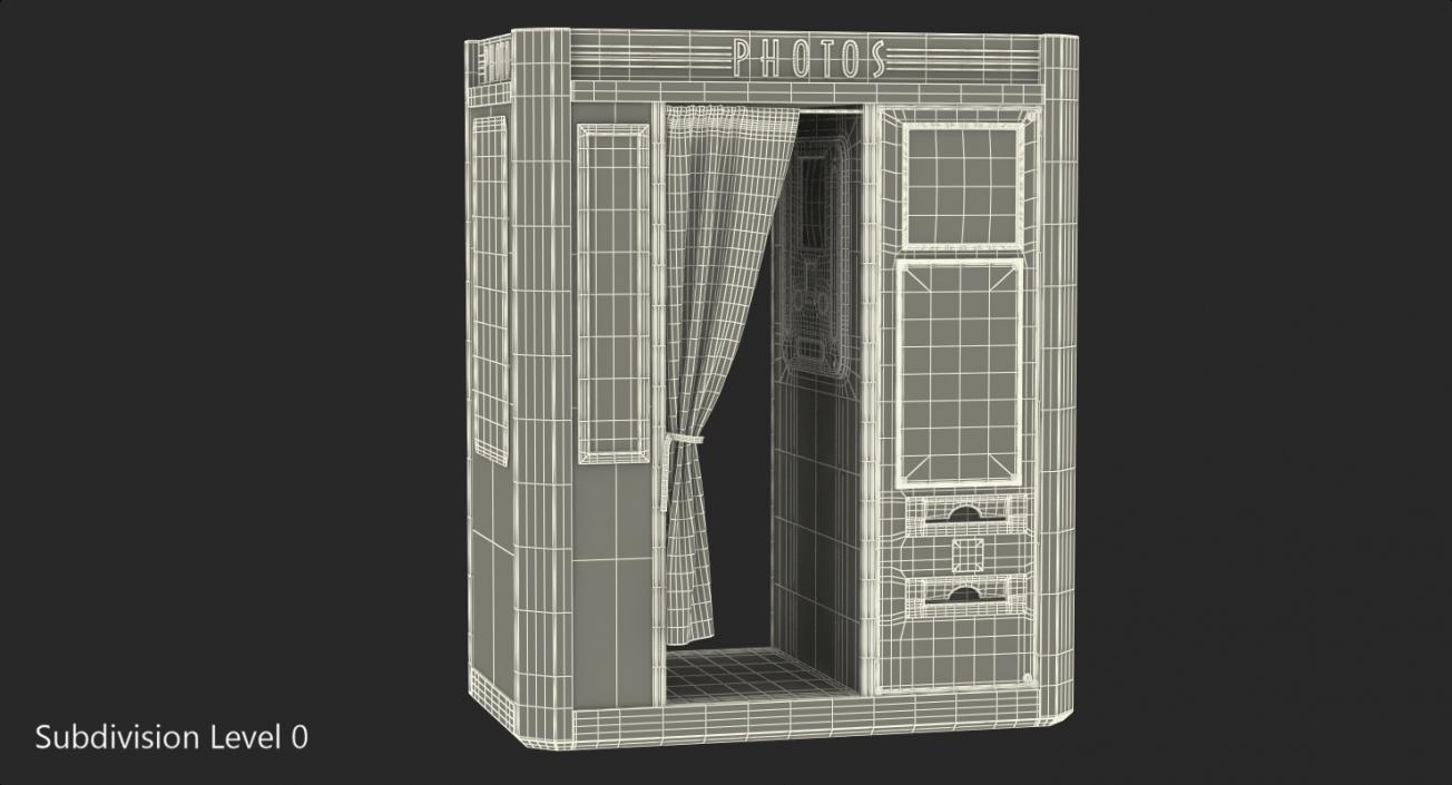 3D model Photo Booth Cabin Digital