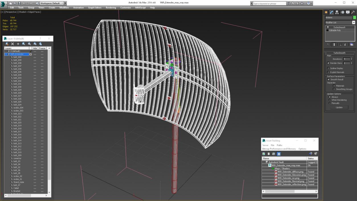 3D WiFi Extender model