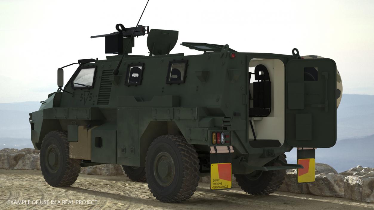 Protected Infantry Vehicle Bushmaster 3D