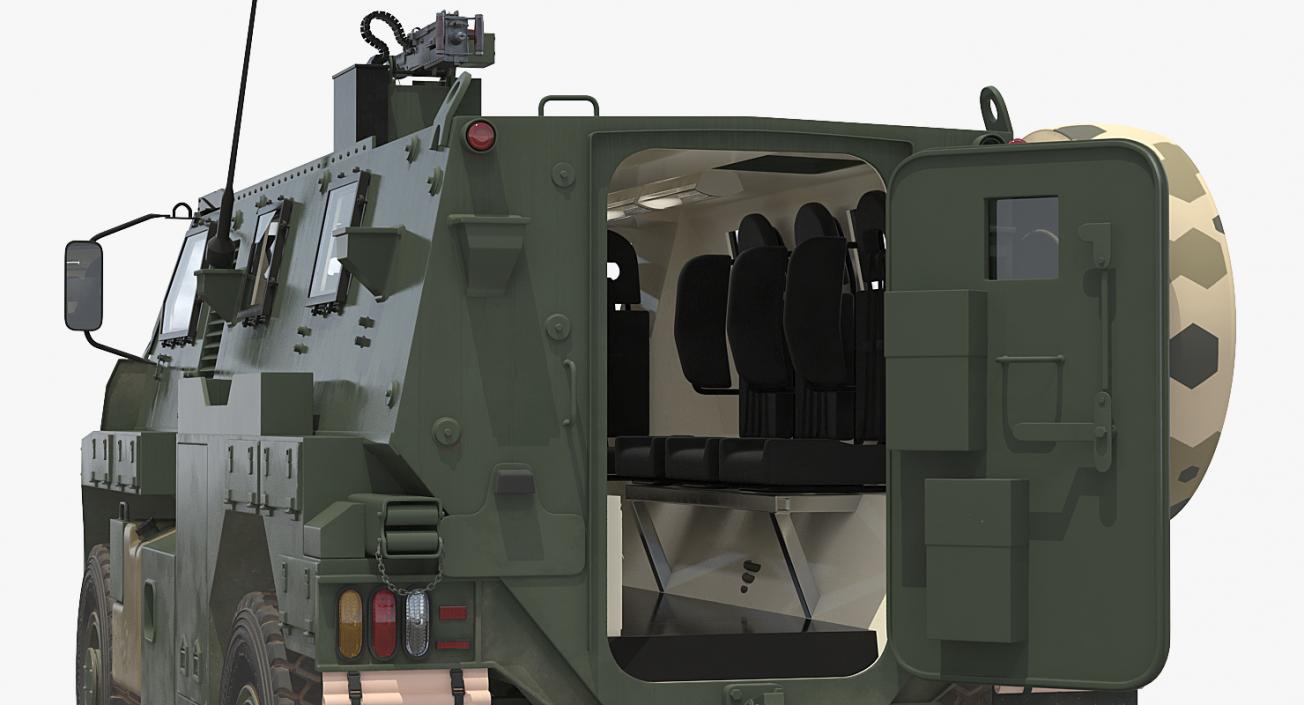 Protected Infantry Vehicle Bushmaster 3D